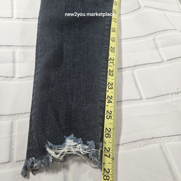 LOFT Made and Loved Skinny Jeans Women's 27/4 Dark blue Mid Rise Dark Wash - Picture 5 of 11